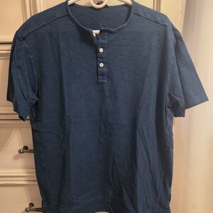 Good Man Brand Men's Navy Blue Short-Sleeve Henley